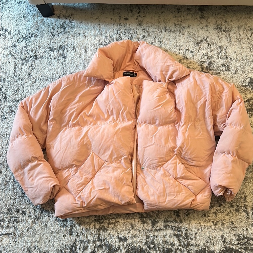 Women's Pink Puffer Jacket
